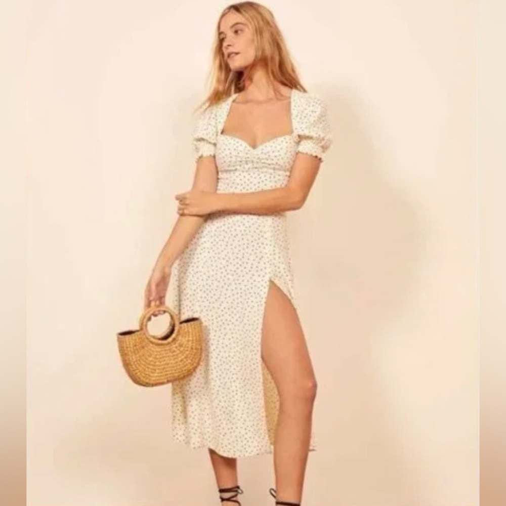 Reformation Lacey Dress in Pepper